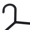 10Pcs Black Adult Clothing Hanger Plastic Hangers Organizer Dry Clothes Rack