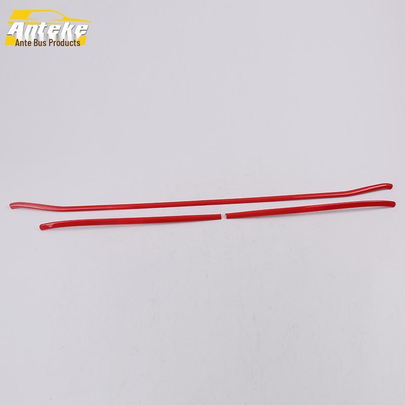 14-18 Front Bumper Bright Trim: Anti-Scratch, Center Grille Lip Sticker Mod