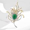 Senior Brooches Flower Leaf Brooch Pins for Women Suit Pendant  Fashion Brooches Jewelry