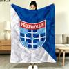 Pec Zwolle Print Flannel Blanket, High quality Comfortable for All Seasons, Home Decor, Warmth and Comfort, Perfect for Christmas Gifts