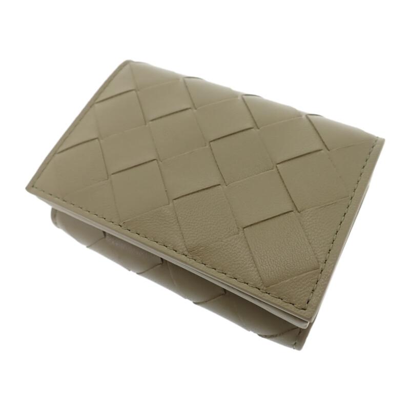 BOTTEGA VENETA  751156VCPP68369 Tri-fold wallet green/Newsage Women
