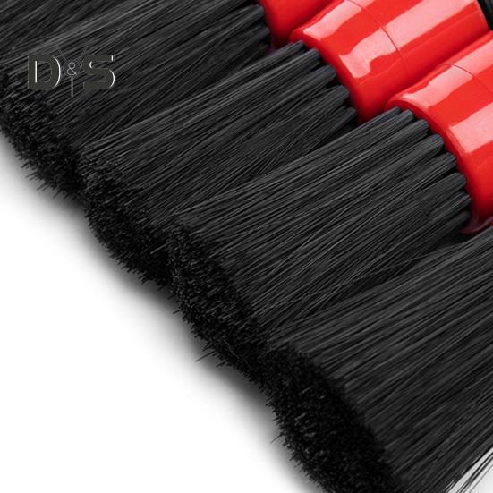 1 компл. щетка для деталей автомобиля, 5 размеров, мягкая щетина, длинная ручка, многофункциональный автомобиль, мотоцикл, универсальный инструмент для очистки зазоров, автокосмети...