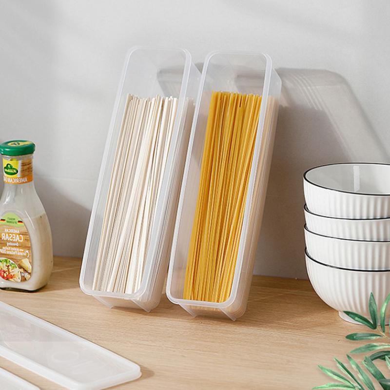 1 шт. прямоугольная герметичная коробка для хранения макаронных изделий и спагетти в холодильнике