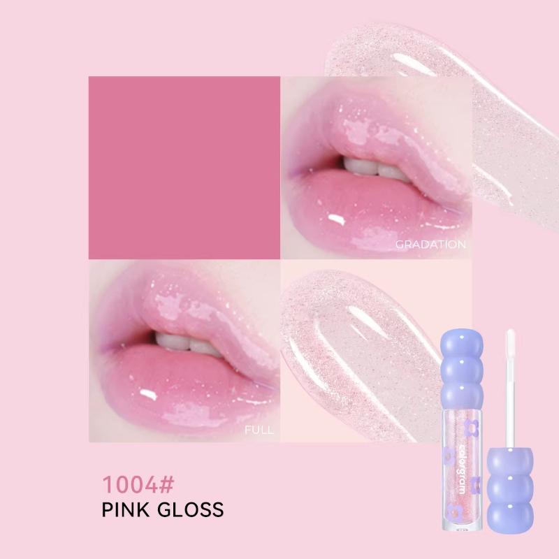Korean Colorgram Candy Plum Glossy Lip Glaze Mirror-Like Nude Moisturizing Transparent Lip Oil Temporary