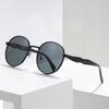 5pcs Vintage Korean Round Frame Sunglasses Women Multicolored Trendy Fashion Male Female Eyewear UV400