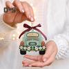 Wedding Gifts First Christmas Married Ornament Wooden Hanging Car/House Decoration Mr. And Mrs. Gift for Newlywed Bride
