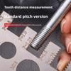 Шагомер резьбы, линейка, измеритель болтов и гаек, метрический, для машинной обработки резьбы, шаблон для нарезания резьбы, измеритель угла, инструмент для измерения