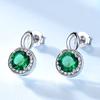 Umcho 925 Sterling Silver Jewelry Emerald Gemstone Jewelry Sets for Women