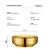 ZISIZ 304 Stainless Steel Double-Layer Lidded Serving Bowl