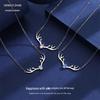 One Deer With You Women's High-End S925 Sterling Silver Necklace - Light Luxury Niche Design, Perfect Christmas Gift