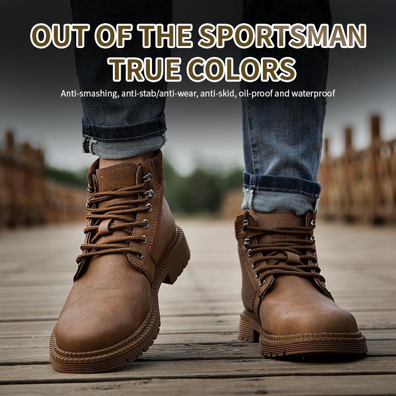 Водонепроницаемая мужская рабочая обувь, рабочие кроссовки, защитная обувь, устойчивая к проколам, неубиваемая обувь, защитные ботинки, нескользящая, износостойкая