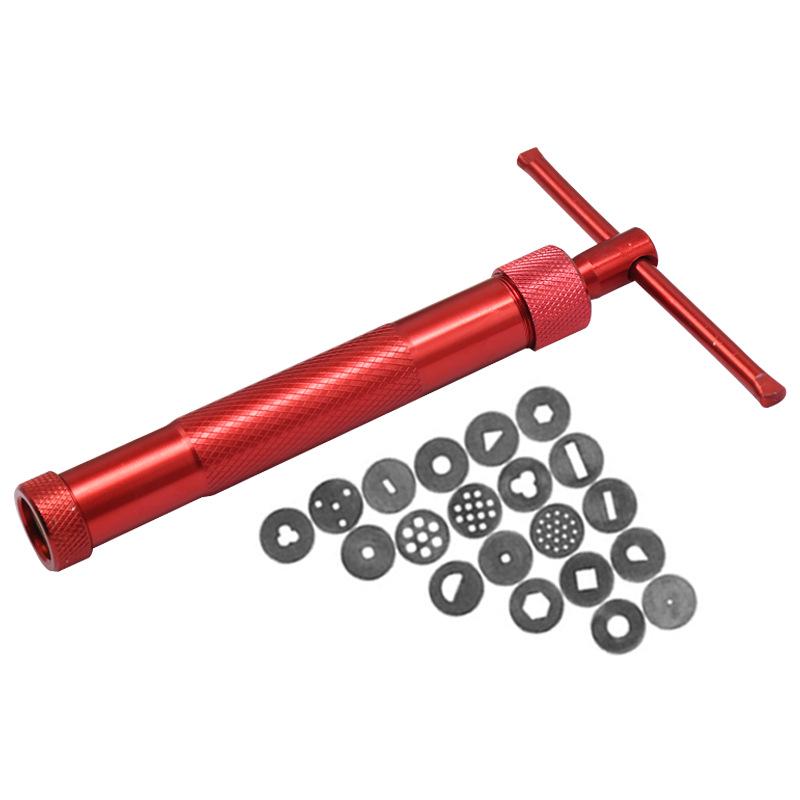 Набор DIY Экструдер из нержавеющей стали для глины и запекания - 20 фигурных формочек