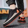 New Men's Waterproof Thick Sole Height Increasing Casual Board Shoes Solid Colod Simple  Comfortable Versatile Sports Shoes
