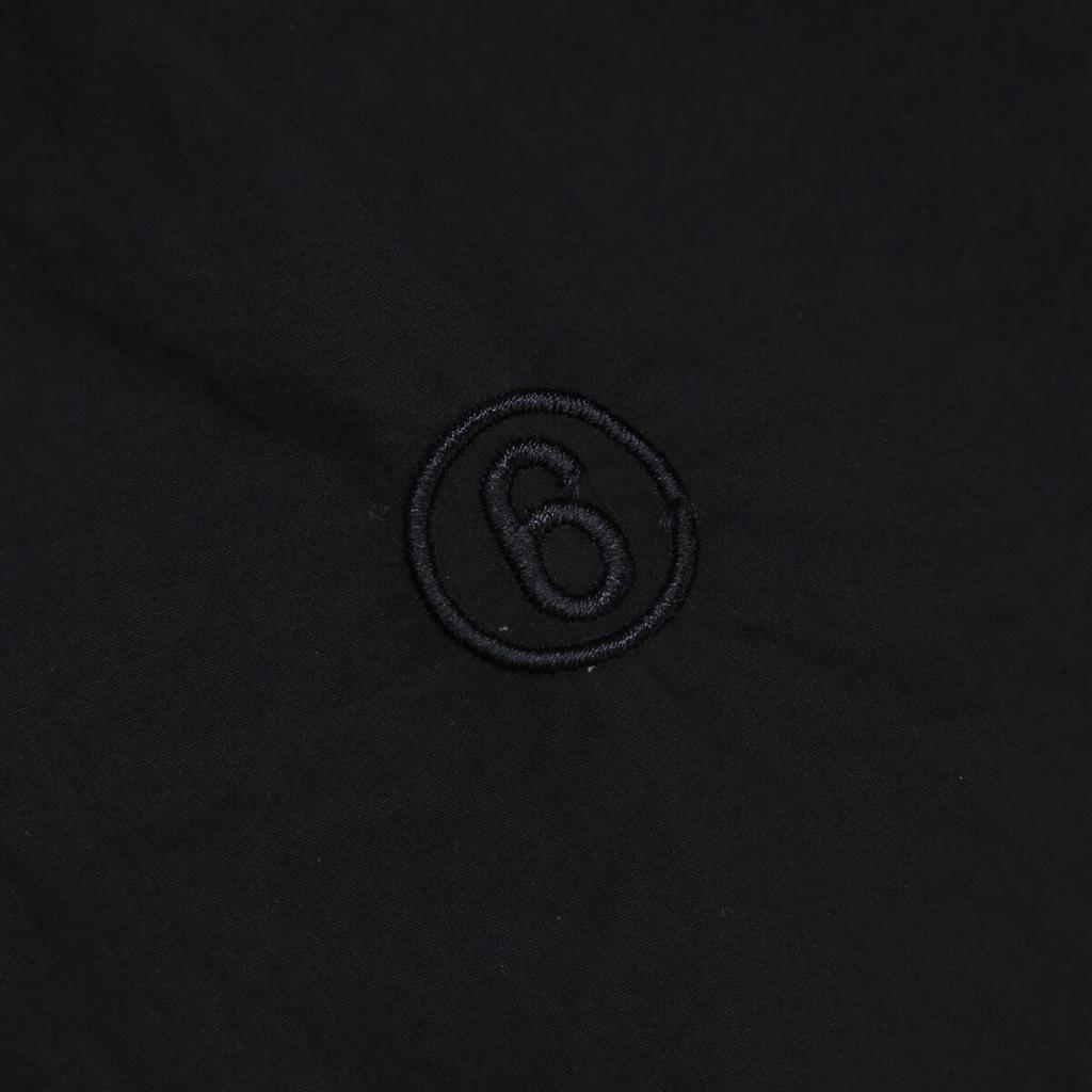 MM6 S32DL0261 20AW Черная блузка с оборками топы S черныйПодержанный