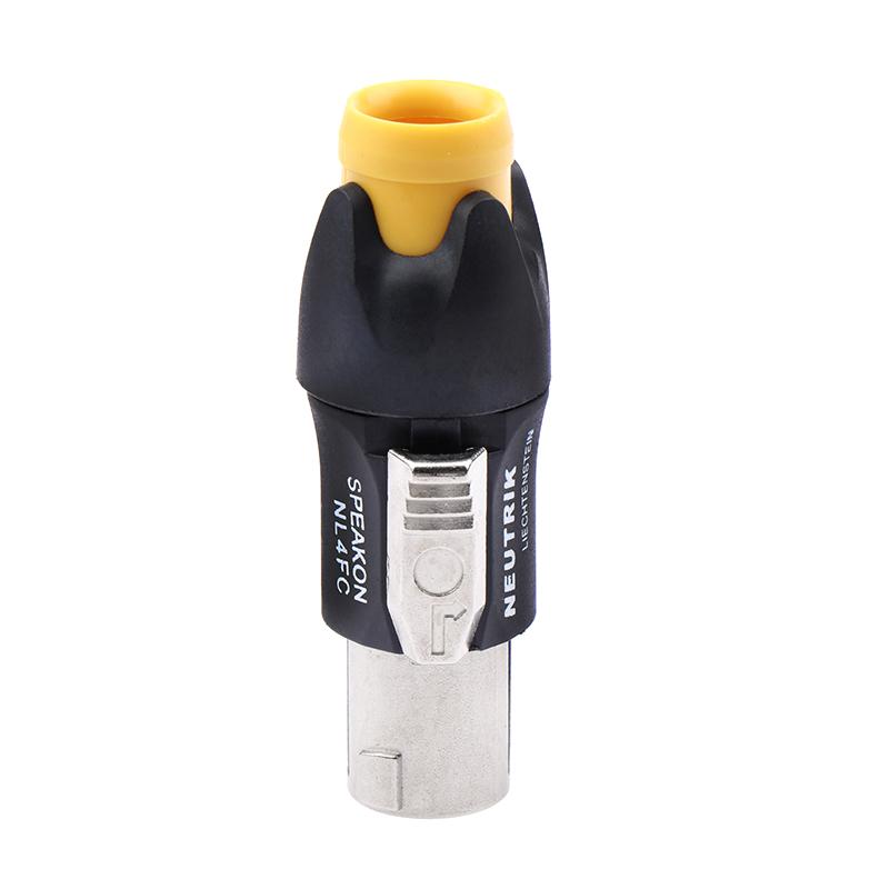 Металлический 4-контактный омический разъем профессиональный аудиоразъем Stage Slightly аксессуары для акустических проводов без пайки Nl4Fc