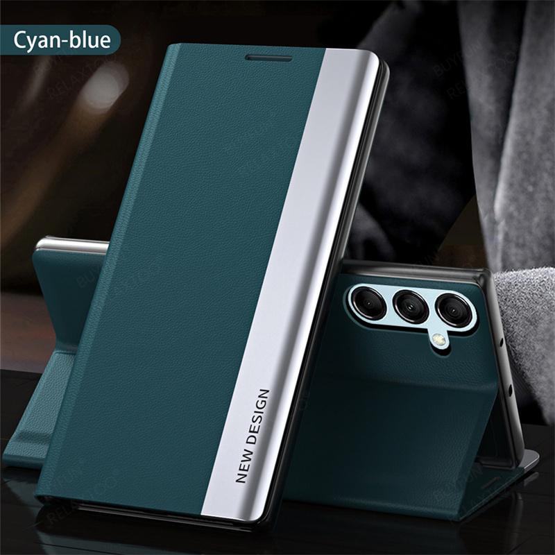 Leather Flip Case for Samsung Galaxy A55 A16 5G A35 A25 A15 A73 A53 A33 A13 Cases for Samsung A54 A34 A14 A52 A56 A36 A26 Cover