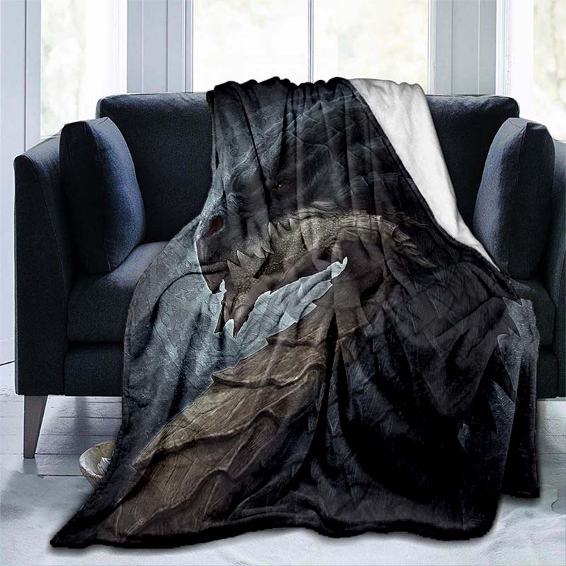 Пледы с тигром и драконом для дивана, дивана, походные одеяла, фланелевые одеяла с восточным драконом, покрывало для детей и взрослых