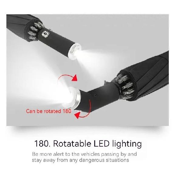 Car Led Light Sun Protection Umbrella Automatic Folding Sunshade For MG ZS HS ES5 MG4 EV Electric S5 EV MG3 MG5 MG6 MG7 ONE EZS