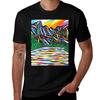 Lake Louise Canadian Mountain Landscape Tshirt Soft Casual Short Sleeve Cotton Tee