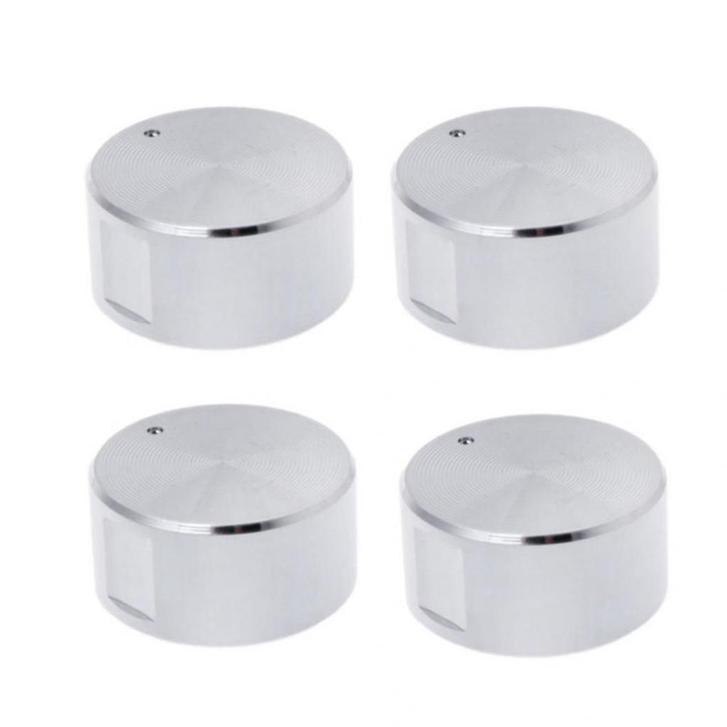 4Pcs Rotary Switches Round Knob Gas Stove Burner Oven Kitchen Parts Handles