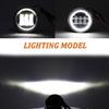 Motorcycle 2pcs 4.5 Inch Led Fog Light DRL Led Fog Halo Ring 30W Round Waterproof 4 1/2 Auxiliary Passing Lamp