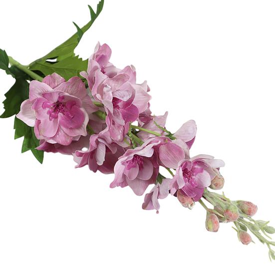 Artificial Flowers Adjustable Plastic Branches Silk Cloth Petals Realistic Violet Design Imitation Flower Wedding Halls Home Decor