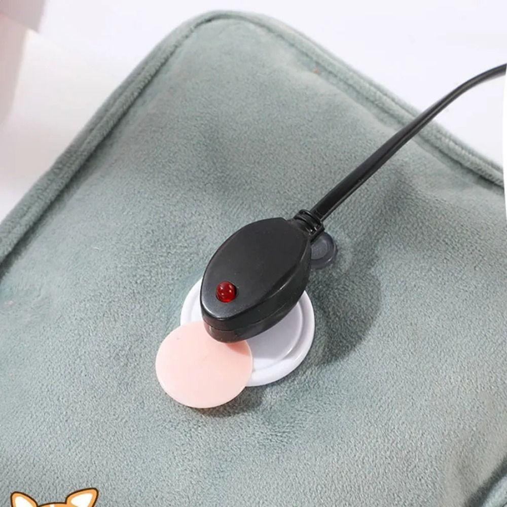 EU Plug Electric Hot Water Bag Cute Hot Water Bottle Portable Winter Hand Warmer  Home