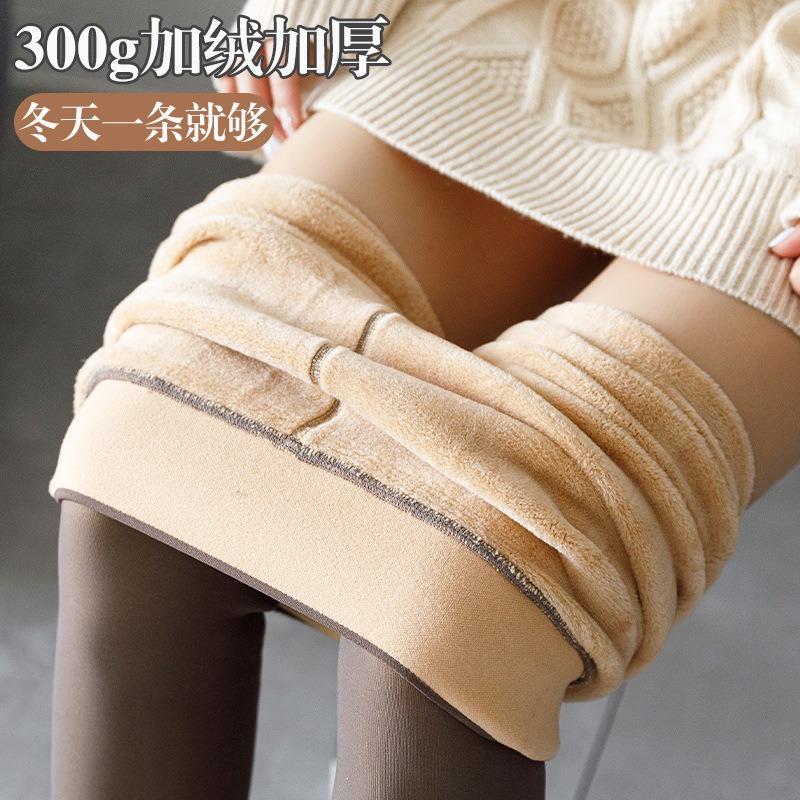 Нейлоновые леггинсы под реальную кожу, формирующие бедра, черные, просвечивающие, для верхней одежды, весенне-осенние, утолщенные колготки, интегрированные колготки