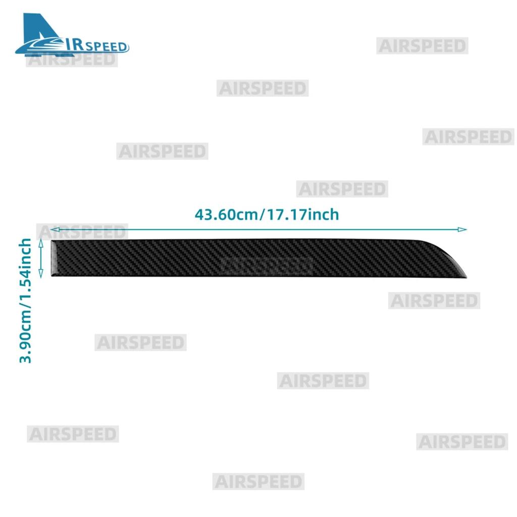 For Volkswagen Polo 2010 2011-2017 Carbon Fiber Passenger Side Dashboard Trim Anti Scratch Interior Decor Mod Car Accessories