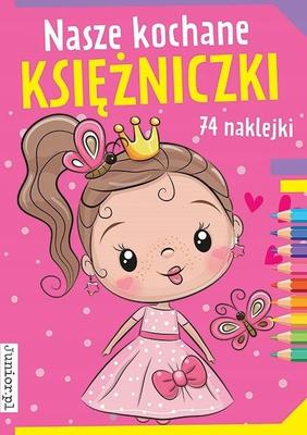 Our Beloved Princesses Coloring Page with 74 Stickers