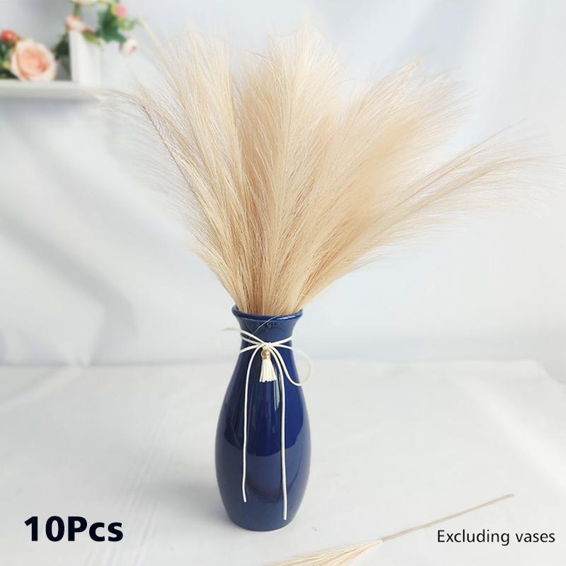 10 шт. простой элегантный искусственный тростник из пампасной травы, искусственный тростник для растений