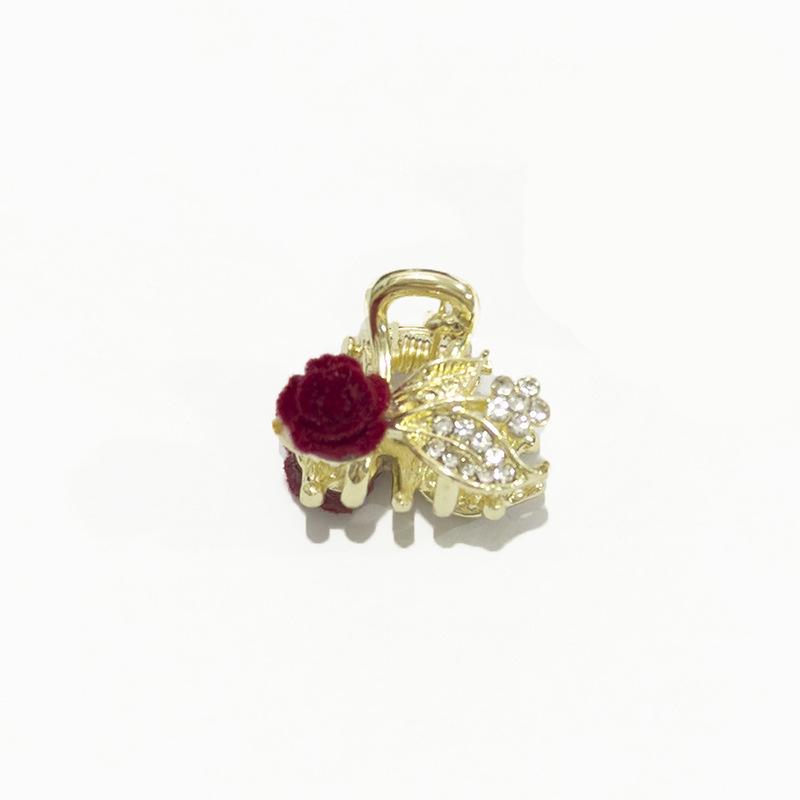 Маленькая заколка для волос Pearl Rhinaute, женская сетчатая заколка для знаменитостей, нежный высокий зажим для хвоста, корейская расширенная заколка для волос с боковым разрезом, головной убор