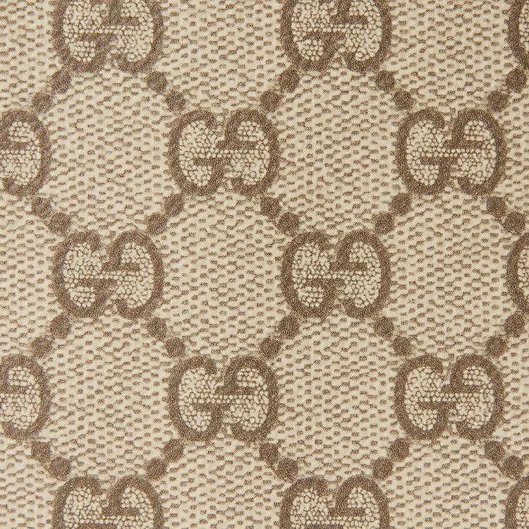 Gucci Кошелек мужской с клапаном и принтом логотипа из покрытой ткани Бежевый Темно-коричневый 821206-FAED0-9786