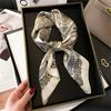 Luxury Brand Print Summer Neck Tie Shawl Silk Square Scarf Women 70cm Hair Hand Wrist Headkercheif Hijab Bandana