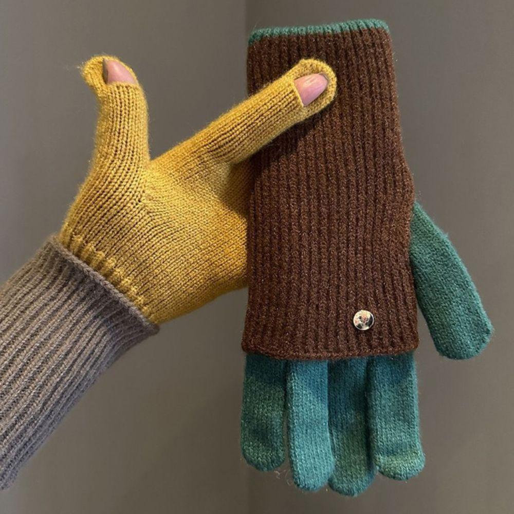 Open-Finger Long Gloves Dual-purpose Arm Cover Breathable Touchscreen Gloves  Cycling