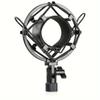 Black/Silver Metal Microphone Shock Mount Shockproof Spider Mic Holder Clip  Live Broadcast