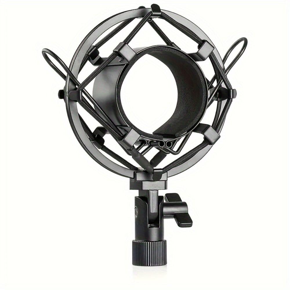 Black/Silver Metal Microphone Shock Mount Shockproof Spider Mic Holder Clip  Live Broadcast