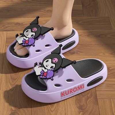 Sanrio классные тапочки женские летние родительско-детские домашние милые Куломи наступая на дерьмо чувство носить модные тапочки