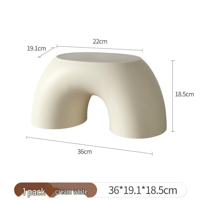 Креативный радужный пуфик-хранилище для детей - 3D-подушка, нескользящий, круглый пуфик для гостиной или для смены обуви.