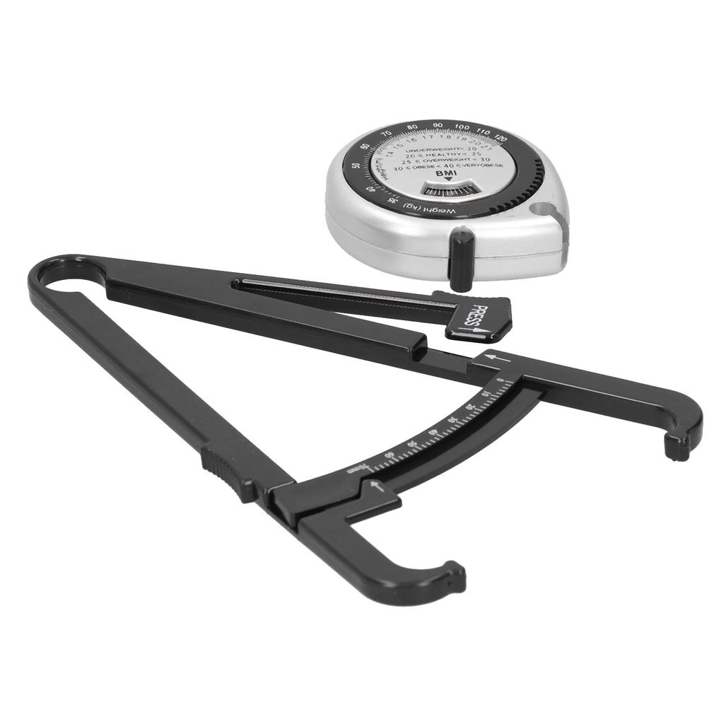 Калипер для измерения жировой массы тела, измерительная лента для ИМТ, калиперы для кожной складки, набор измерительной ленты для измерения жировой массы тела