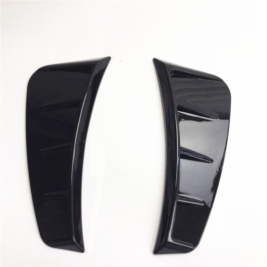 Glossy Black Car Side Fender Wing Bonnet Flares Arch Wheel Eyebrow Trim Sticker