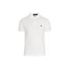 Polo Хлопковая рубашка поло с вышитым логотипом с коротким рукавом для мужчин, белая 548797-001