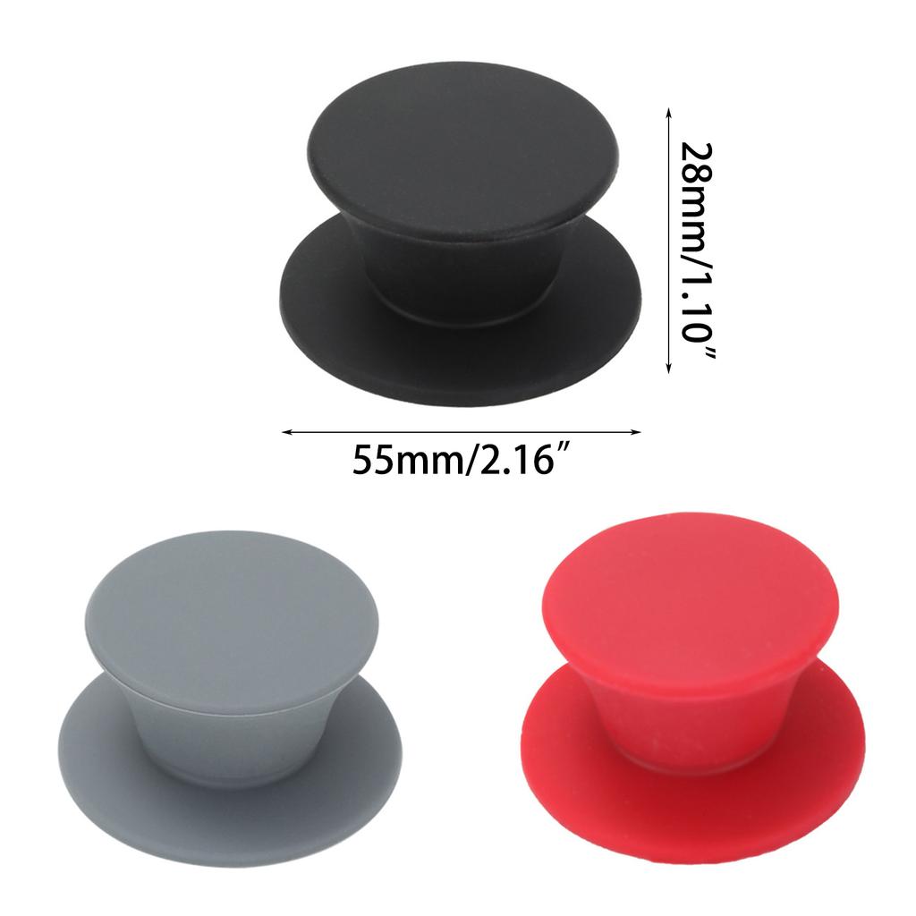 Силиконовая крышка для кастрюли Силиконовая ручка для крышки кастрюли Силиконовая ручка-кнопка для крышки кастрюли Универсальные кухонные инструменты Подходят для домашнего использования