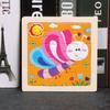 3 Set Early Educational 3D Wooden Puzzle Colorful Cartoon Animal Puzzles  Baby Toys
