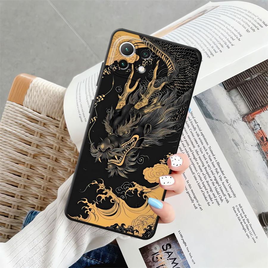 Чехол для телефона Dragon Totem Funda для Xiaomi Mi 12X 12 11 11T 14 12T Pro 10T 15 Pro 13 Lite