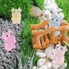 10/20pcs Luminous Mini Resin Cow, Glow In The Dark Cows Tiny Animals Figures DIY Crafts For Fairy Garden Micro Landscape Aquarium Micro