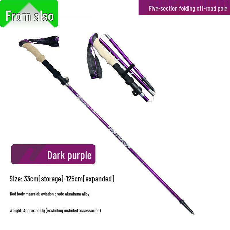 Congye Folding Telescopic Aluminum Trekking Pole