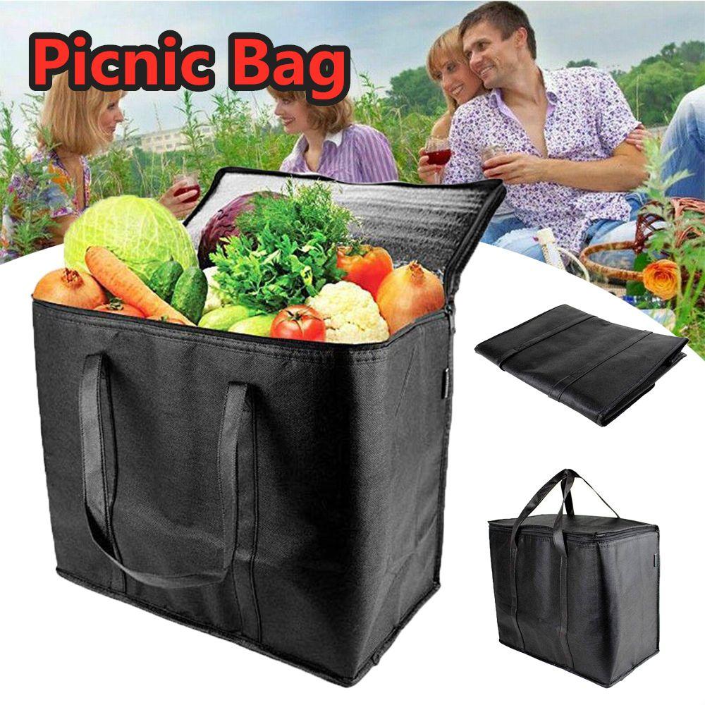 Travel Hiking Insulated Fresh Carrier Thermal Cooler Bag Ice Picnic Bag Shoulder Bags Lunch Box