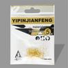 Yipin Jianfeng 90 шт. TG Золотая втулка Японские Рыболовные Крючки с канавкой для лески, Частная марка
