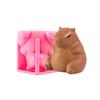 3D Capybara силиконовая форма для торта для выпечки, форма для мусса в виде животного, шоколадное мороженое, гибкие кухонные формы для творчества